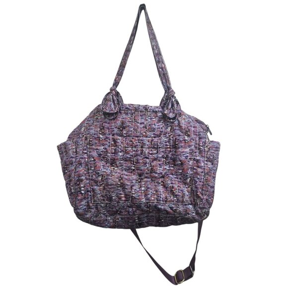 Marc By Marc Jacobs Shoulder Handbag Purple Abstract Print Crossbody Tote - Picture 6 of 16